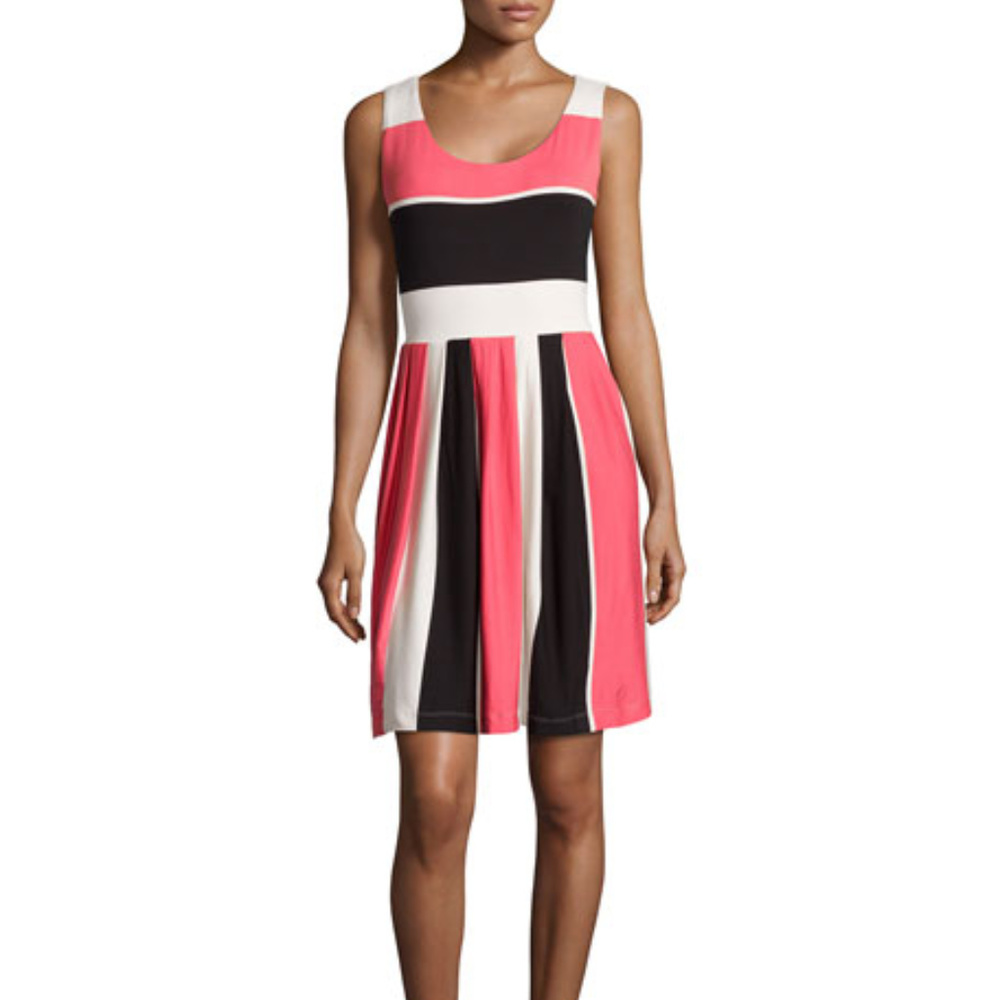 Neiman Marcus Sleeveless Scoop-Neck Dress NWT